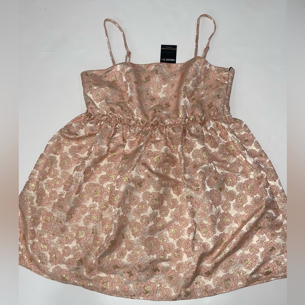 NWT Rose Gold Forever 21+ Dress Size 0X